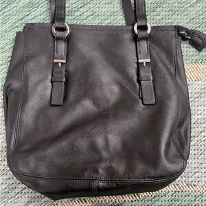 Francesco Biasia black leather purse